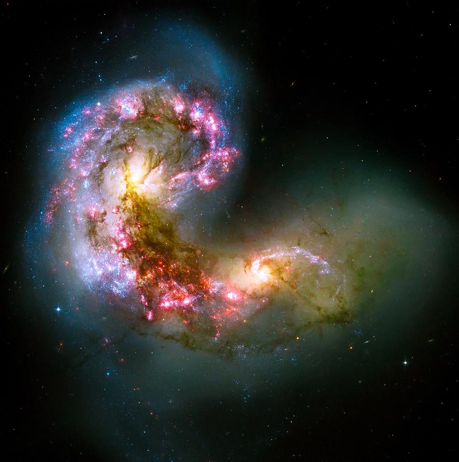 Antennae galaxies Photograph by Eti Reid