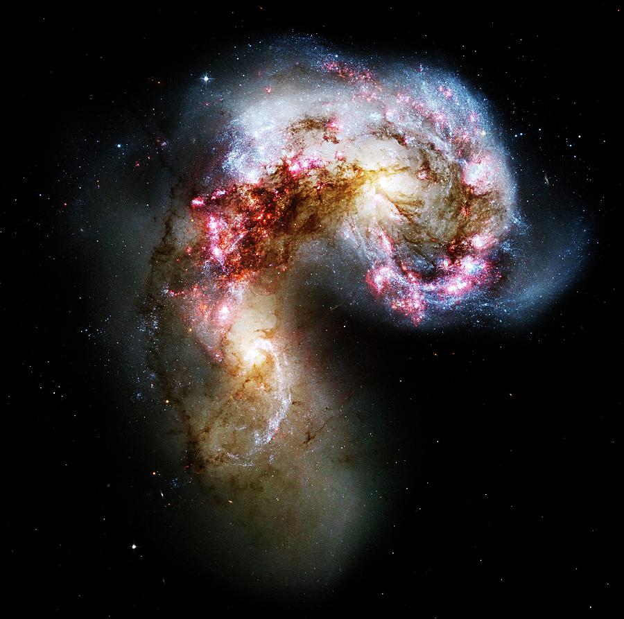 Antennae Galaxies Photograph by Nasaesab Whitmorestsci-aura