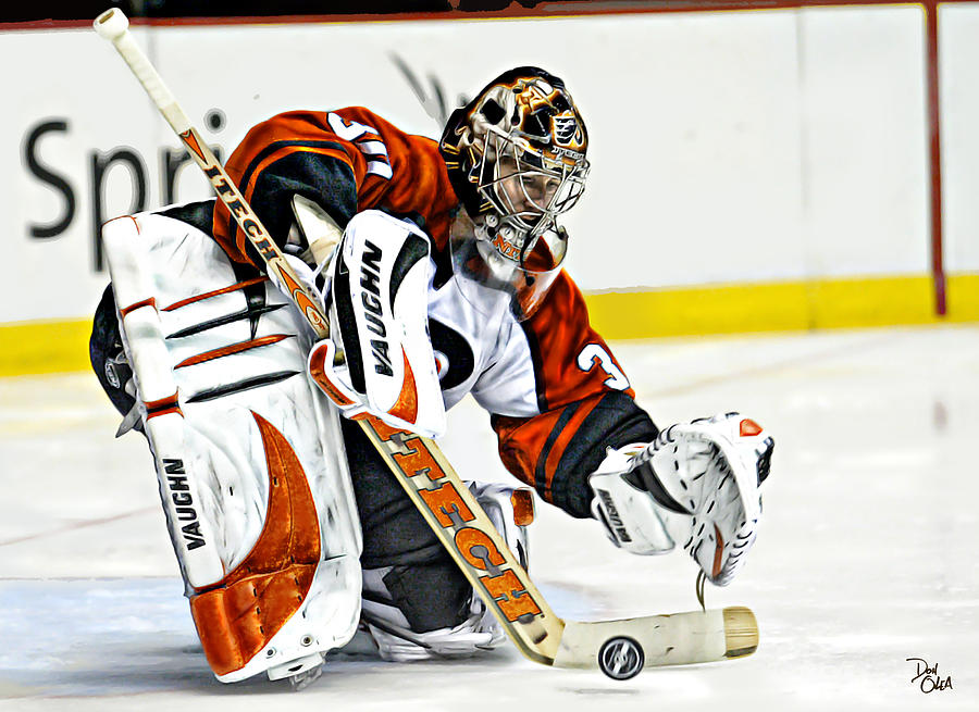 Stanley Cup Photograph - Antero Niittymaki by Don Olea Stanley Cup Photograph - Antero Niittymaki by Don Olea