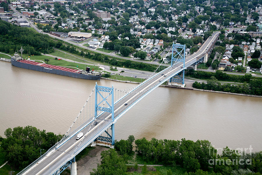 Toledo Photograph - Anthony Wayne Bridge Toledo Ohio by Bill Cobb