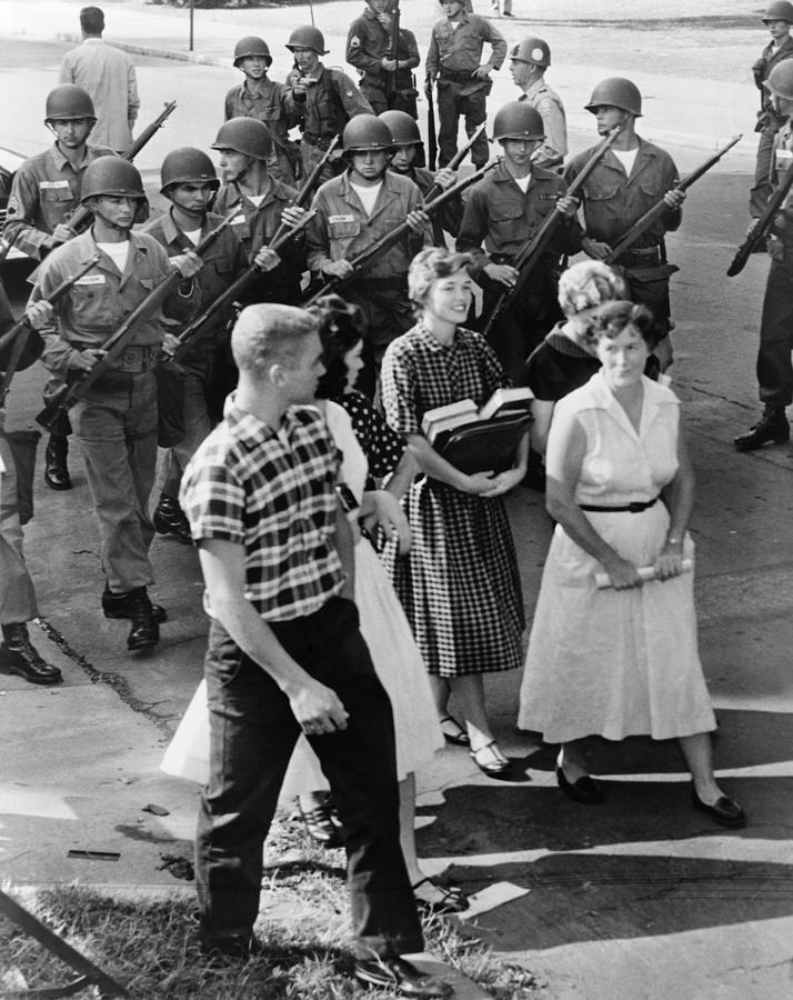 Anti-integration, 1957 Photograph by Granger