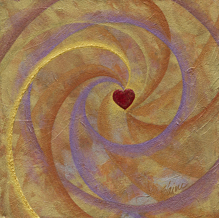 Heart Painting - Anticipation by Elaine Allen Heart Painting - Anticipation by Elaine Allen