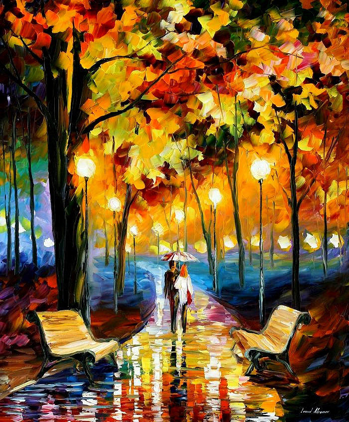 Anticipation Of Happiness - PALETTE KNIFE Oil Painting On Canvas By ...