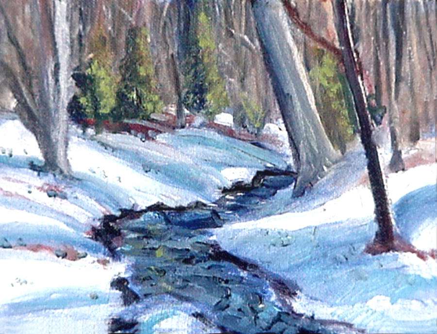 Antietam Creek Runoff Painting by David Zimmerman Antietam Creek Runoff Painting by David Zimmerman