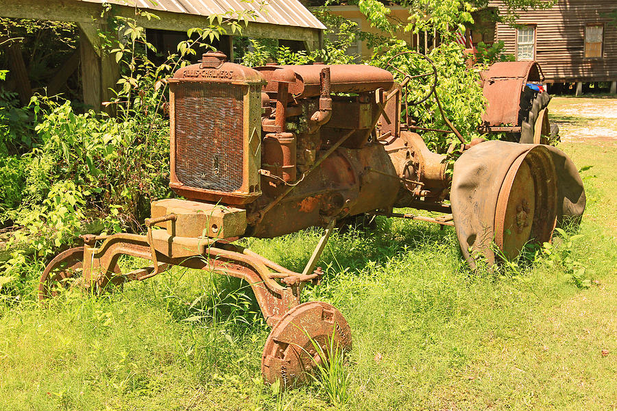 Antique Allis Chambers tractor Photograph by Ronald Olivier - Fine Art ...