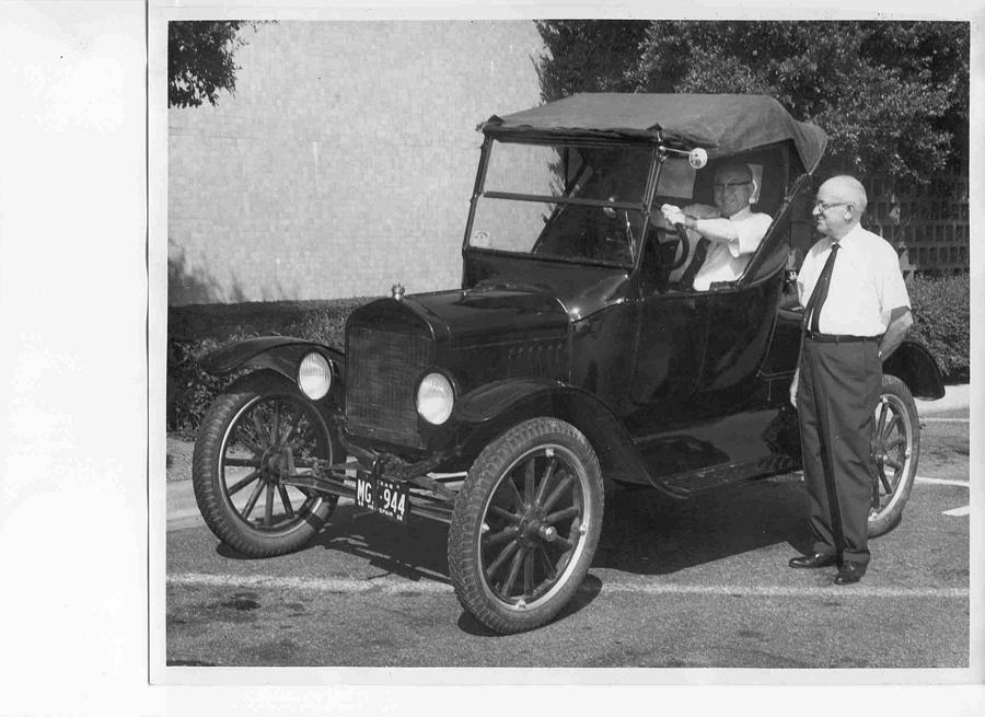 Antique Photograph - Antique Auto by Pat Knieff