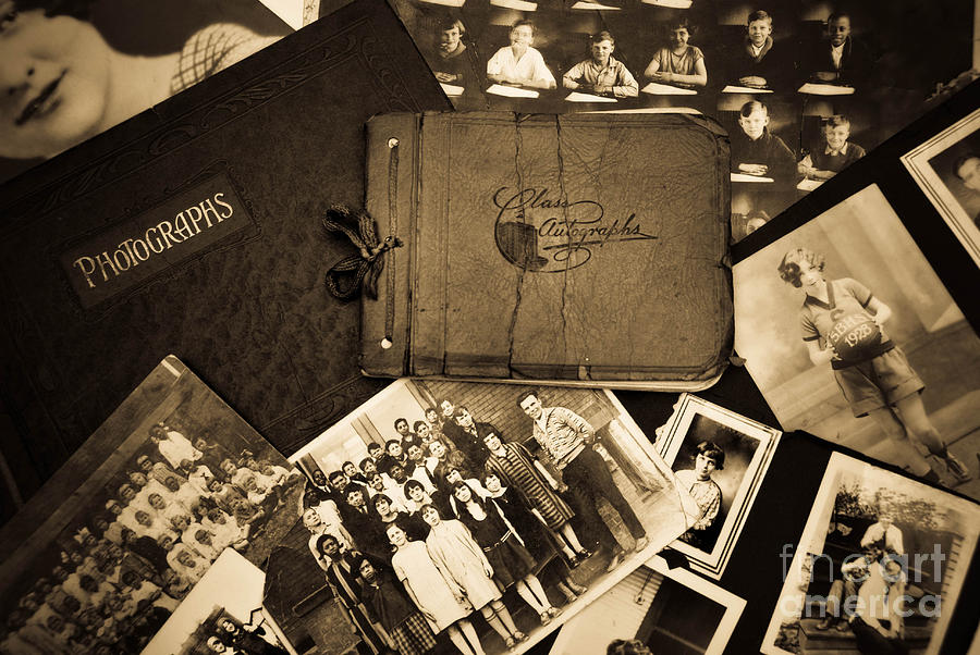 Basketball Photograph - Antique Autograph and Photo Albums and Photos by Amy Cicconi