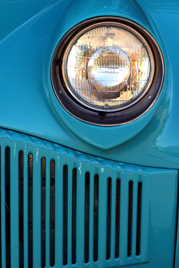 Antique Automobile Headlamp Photograph by Carol Leigh