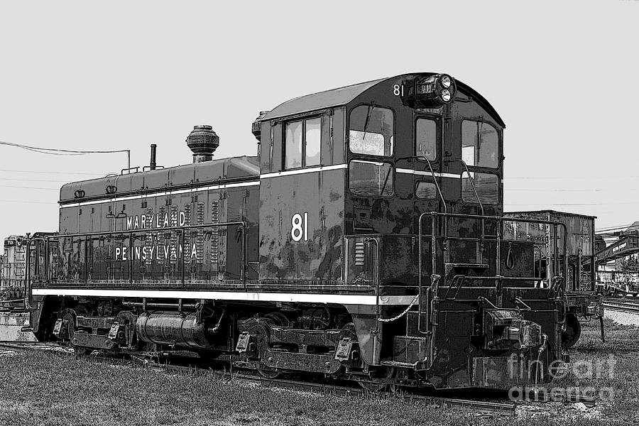 Antique black steam locomotive Photograph by Patricia Hofmeester