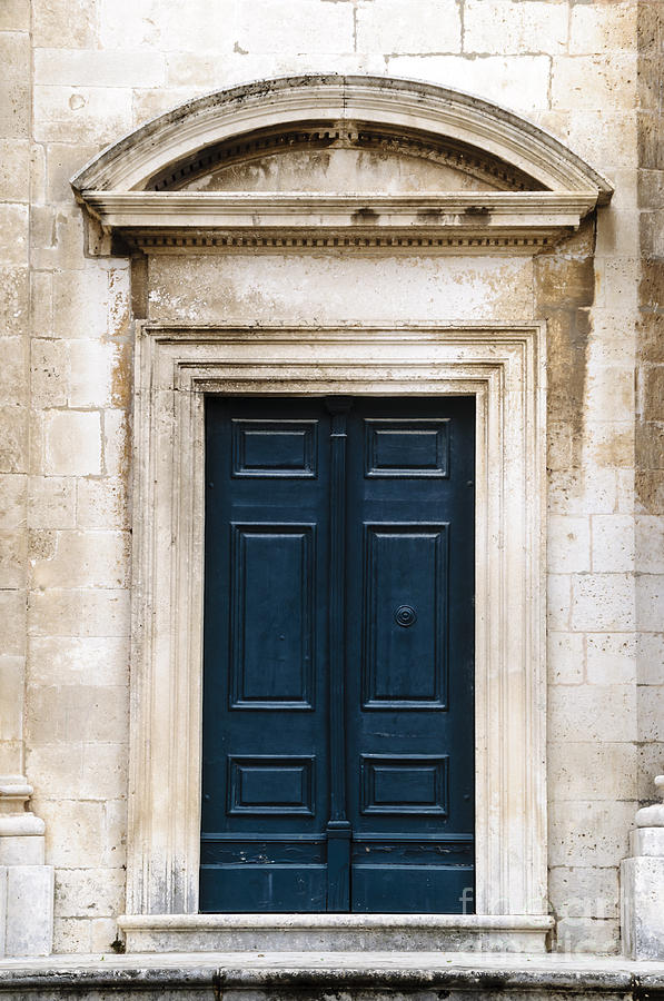 Antique Blue Door Photograph by Oscar Gutierrez