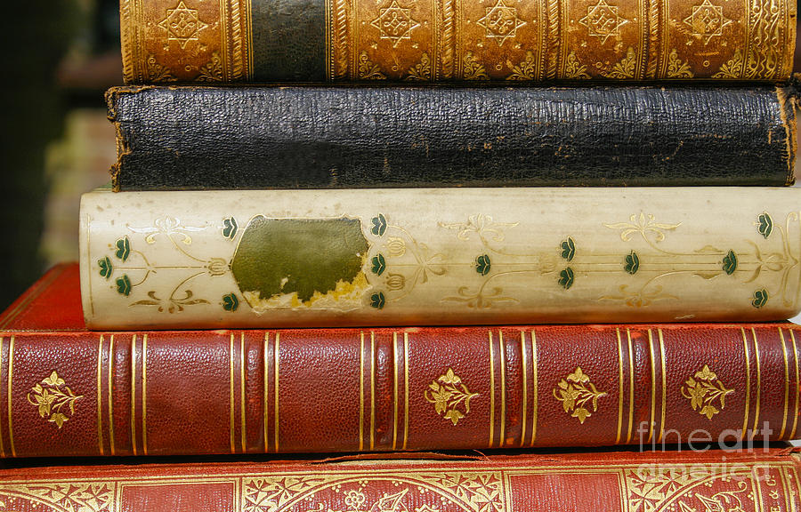 Stack of antique books Photograph by Patricia Hofmeester