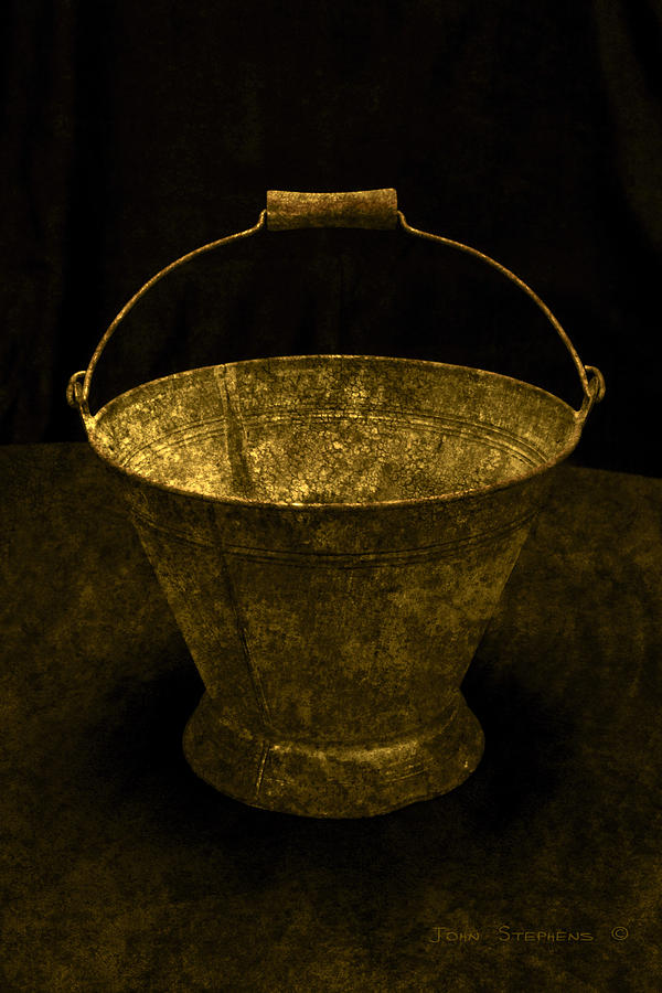 Antique Bucket Photograph by Lone Palm Studio