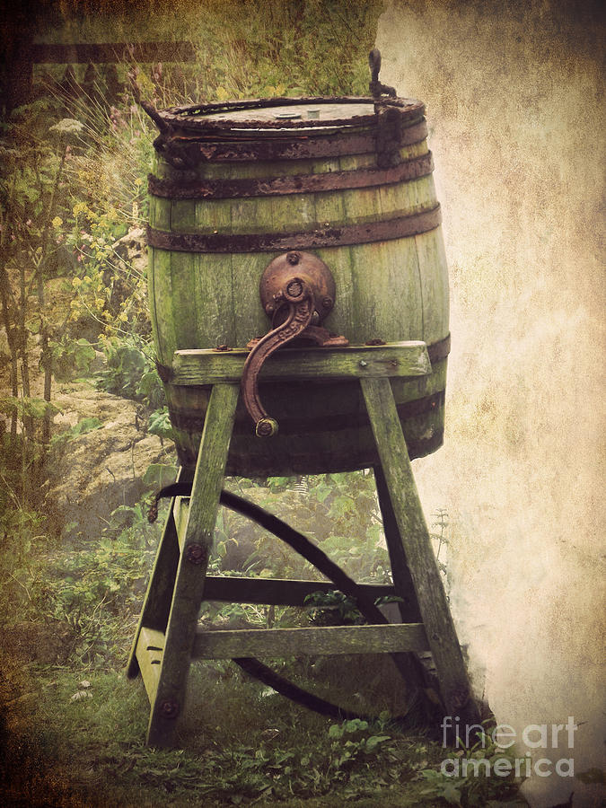 Antique Butter Churn Photograph by Linsey Williams