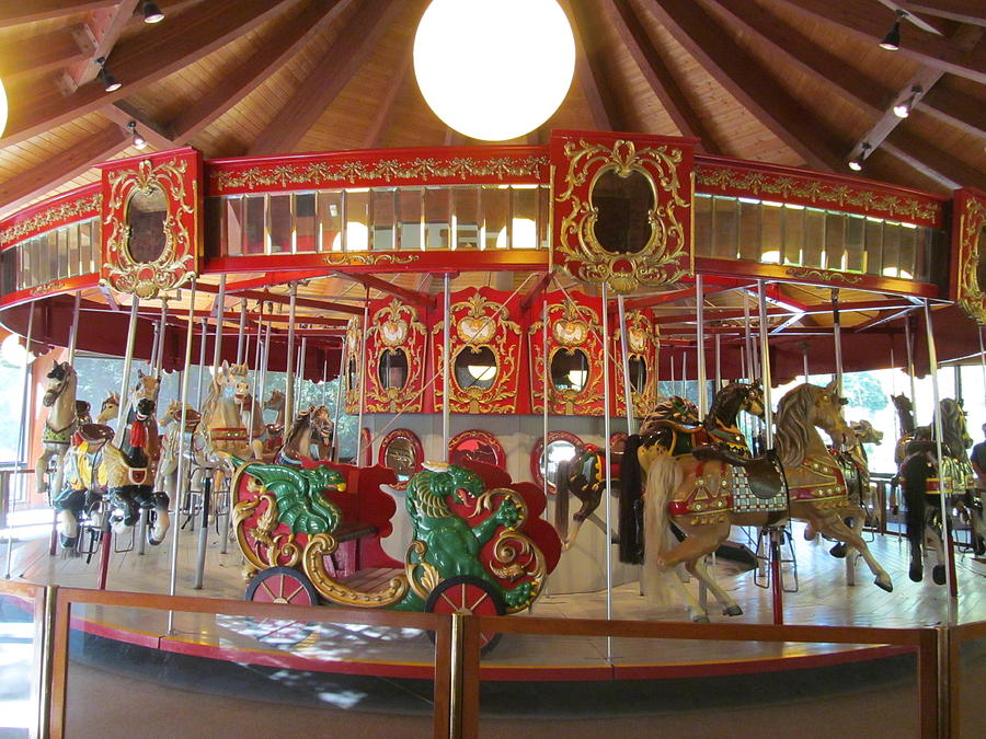 Antique Carousel Photograph by Loretta Pokorny