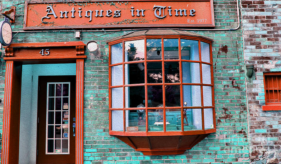 Antique Clock Shop Photograph by Nina Silver