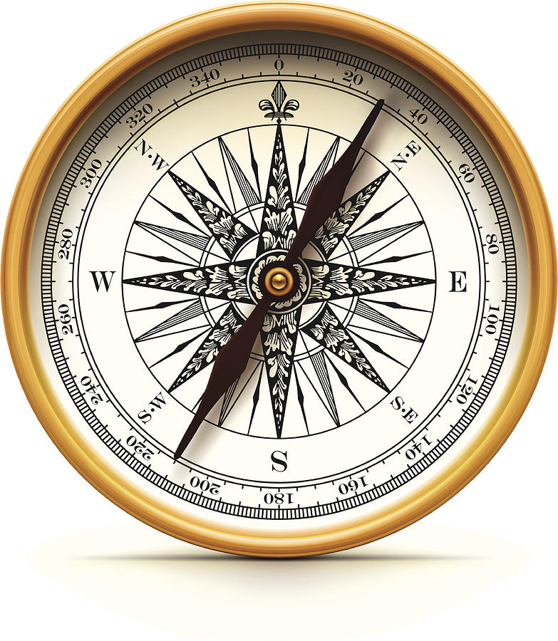 Antique Compass Drawing by Rambo182
