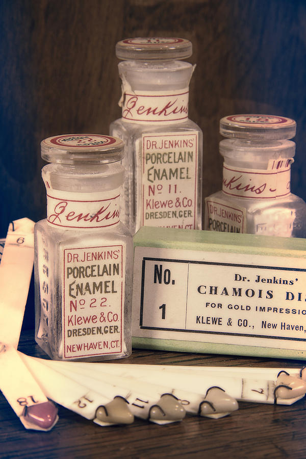 Antique Dental Supplies Photograph by Garry McMichael