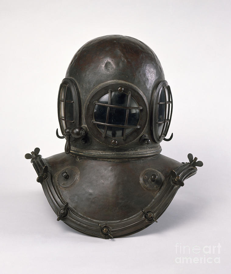 Still Life Photograph - Antique Diving Helmet by James Stevenson / Dorling Kindersley / Science Museum, London