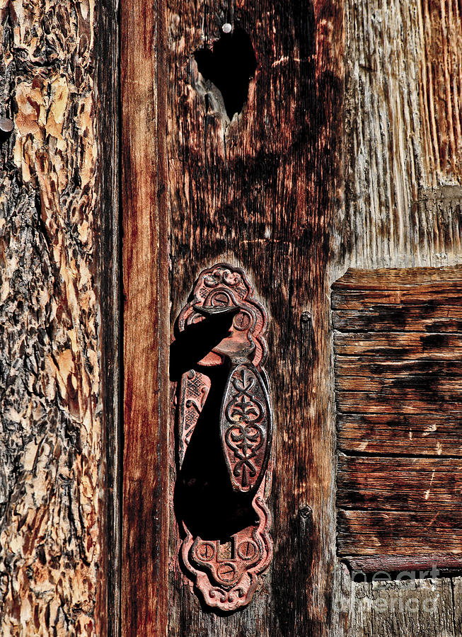 Antique Door Handle Photograph by Pattie Calfy