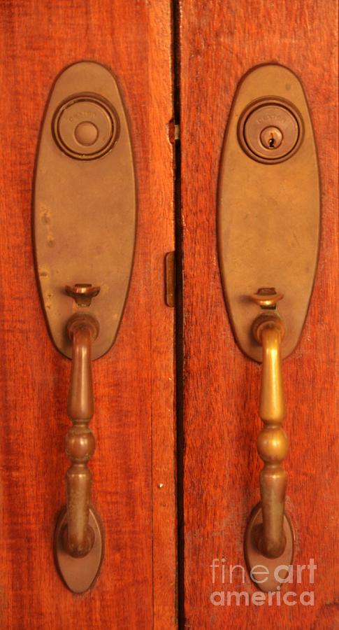 Antique Door Knobs Photograph by Bob Sample