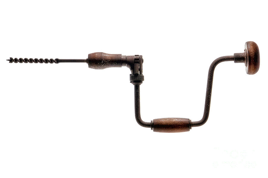 Antique Drill  Photograph by Olivier Le Queinec