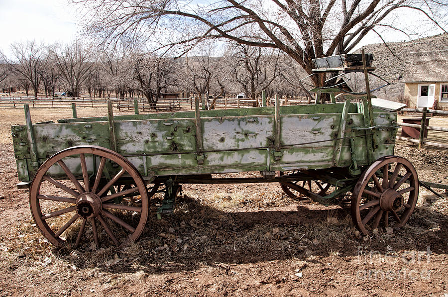 Antique Farm Wagon Photograph by Bob and Nancy Kendrick