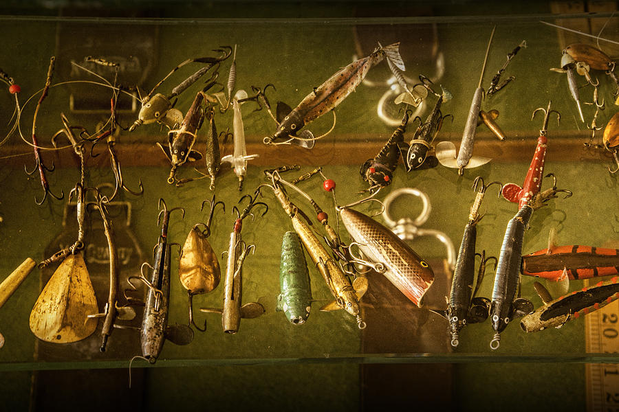 Antique Fishing Lures by Randall Nyhof