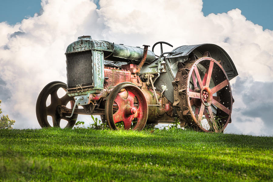 Antique Fordson Tractor - Americana Photograph by Gary Heller