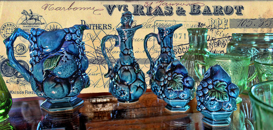 Antique Glass Photograph by Sylvia Thornton