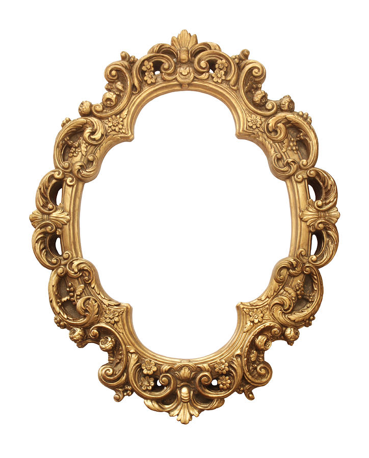 Antique gold frame Photograph by Subjug