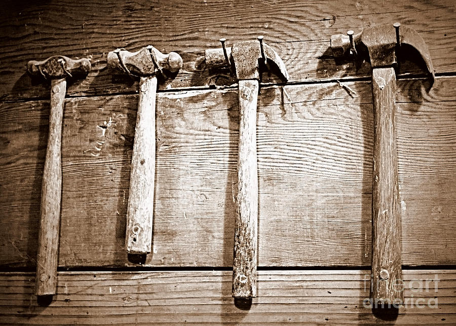 Antique Hammers Photograph by Carol Groenen