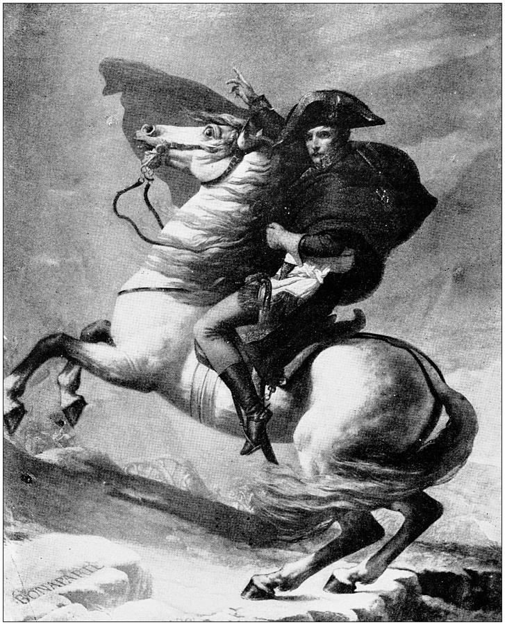 Antique illustration: Napoleon Bonaparte Drawing by Ilbusca