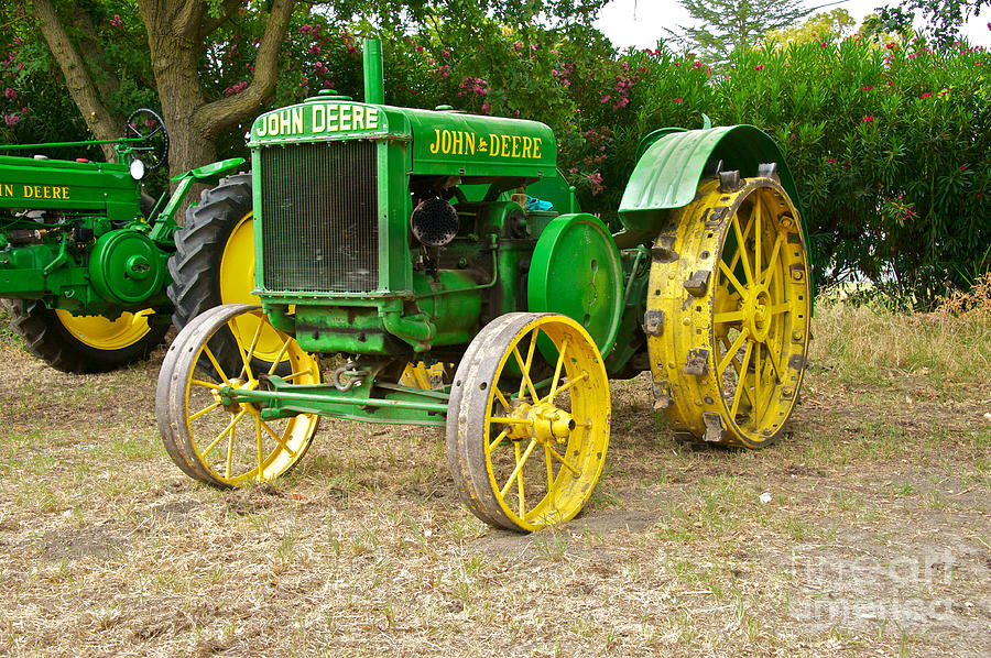 Antique John Deere Farming Tractor Photograph by Dave Koontz