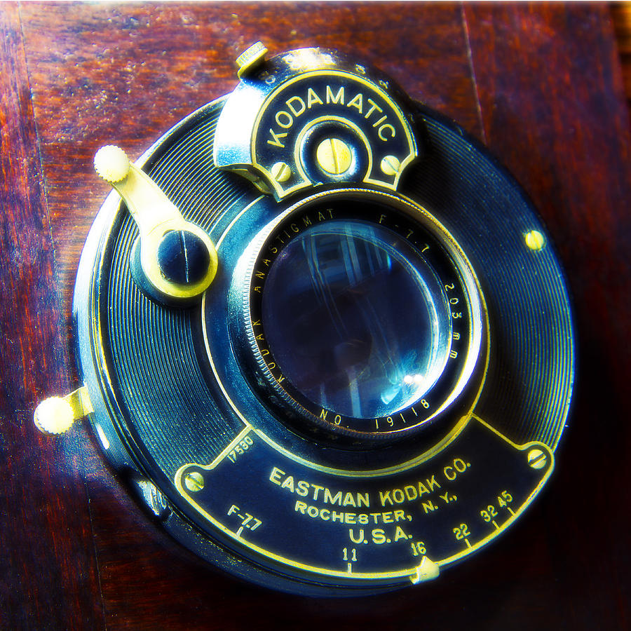 Antique Kadamatic Lens Photograph by Garry McMichael