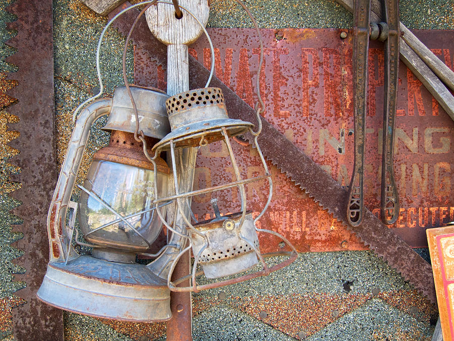 Antique Kerosene Lamps Photograph by Mary Lee Dereske
