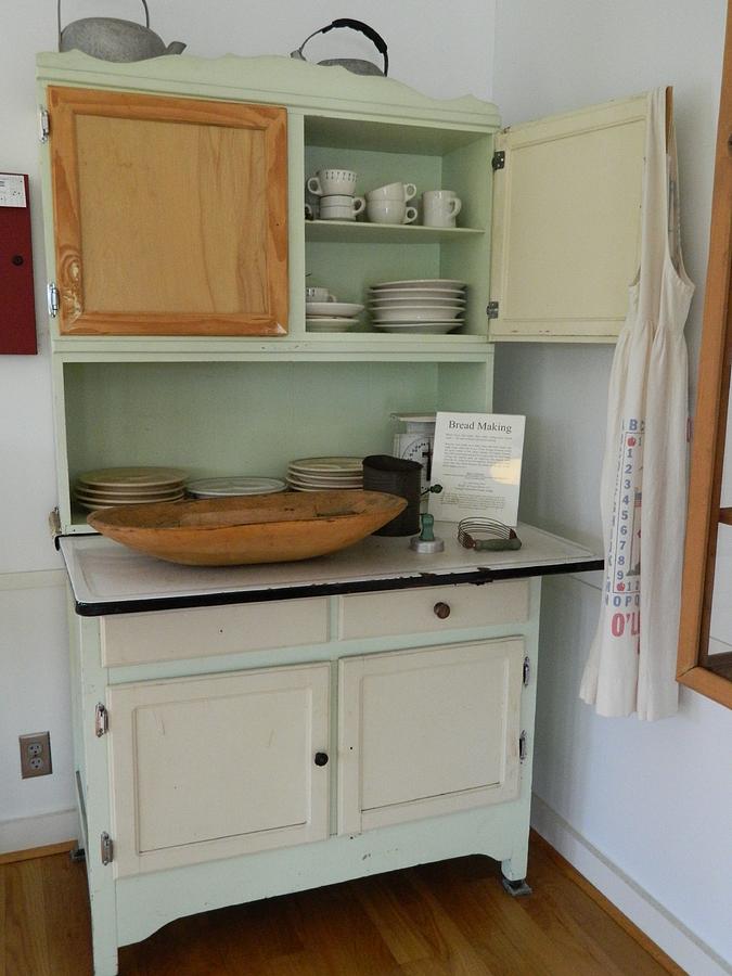 Antique Kitchen Cabinet Photograph by George Pedro