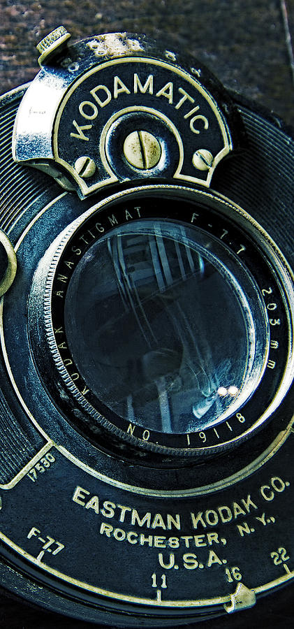 Antique Kodamatic Lens Photograph by Garry McMichael