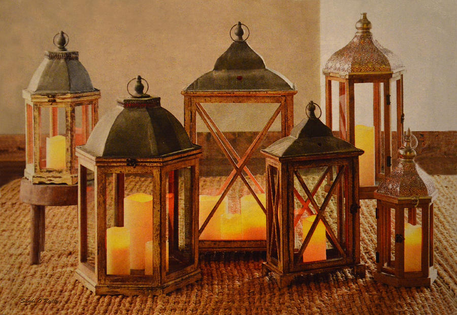 Antique Lanterns Photograph by Sandi OReilly