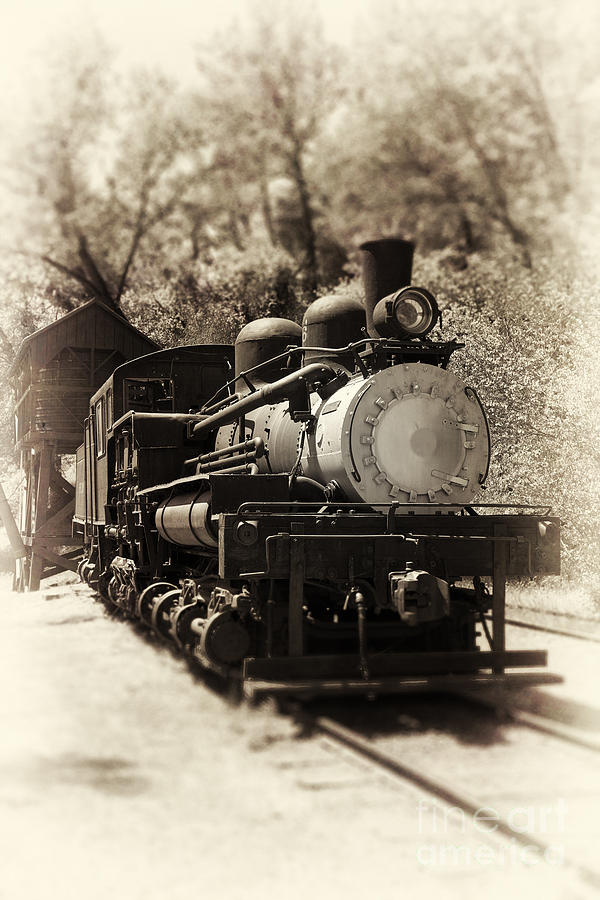 Antique Locomotive Photograph by Jane Rix
