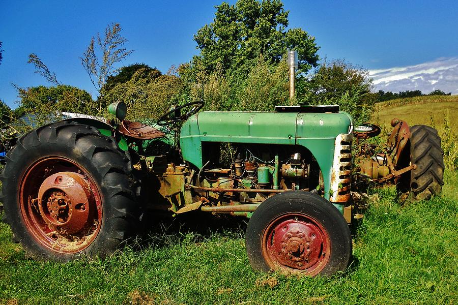 Antique Old Oliver Tractors 12 9 7 Photograph By Mark Lemmon - Pixels