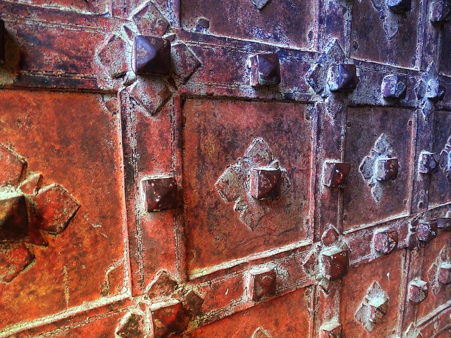 Antique Ornate Doorway Mehrangarh Fort India Rajasthan Photograph by Sue Jacobi