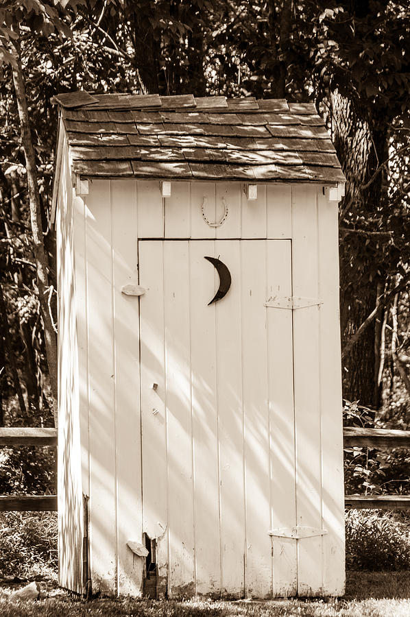 Antique Outhouse Photograph by Anthony Sacco