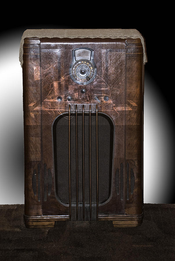 Antique Philco Radio Model 37 116 Merged V Photograph by Thomas Woolworth