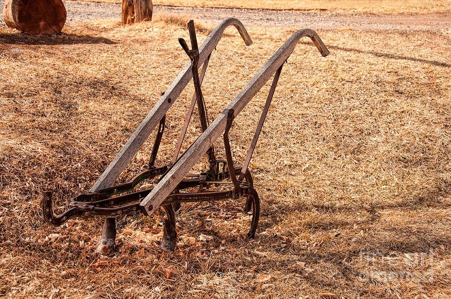 Antique Plow Photograph by Bob and Nancy Kendrick