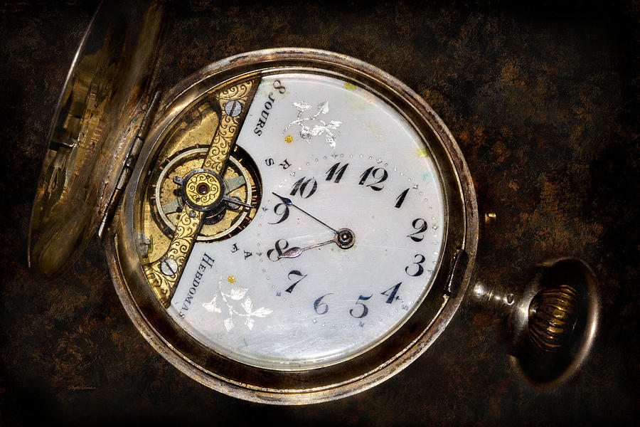 Antique Pocket Watch Photograph by Phyllis Denton