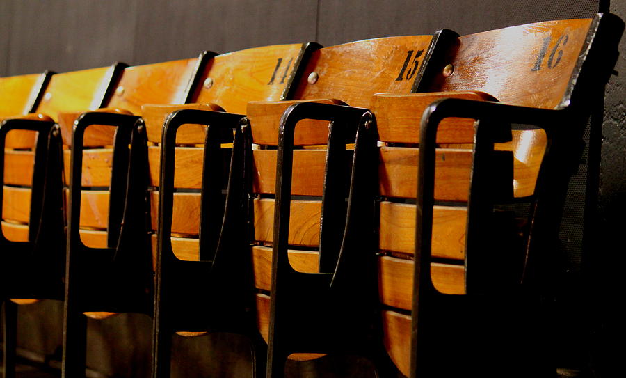 Antique Stadium Seats Photograph by Trent Mallett Fine Art America