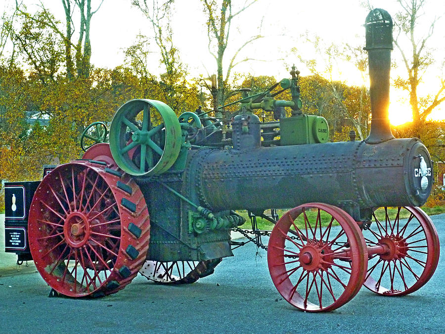 Antique Steam Tractor Photograph by Pete Trenholm