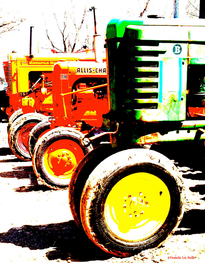 Antique Tractors Photograph by Amanda Smith