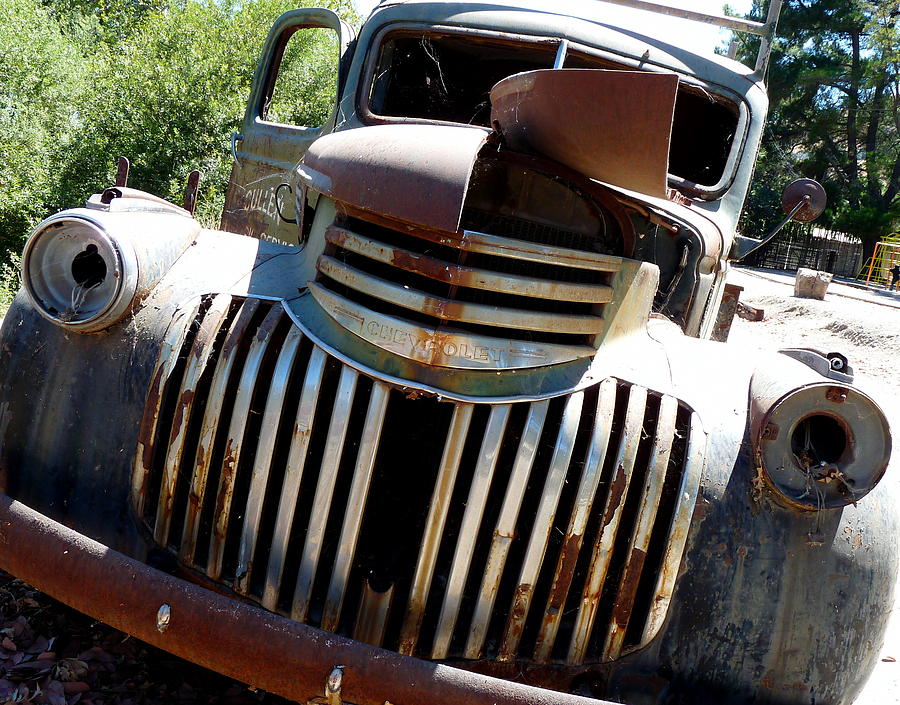 Antique Chevy Truck Photograph by Jeff Lowe
