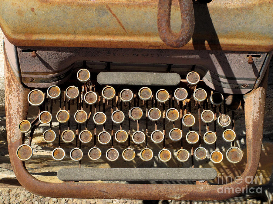 Antique Typewriter Photograph by Cindy McIntyre